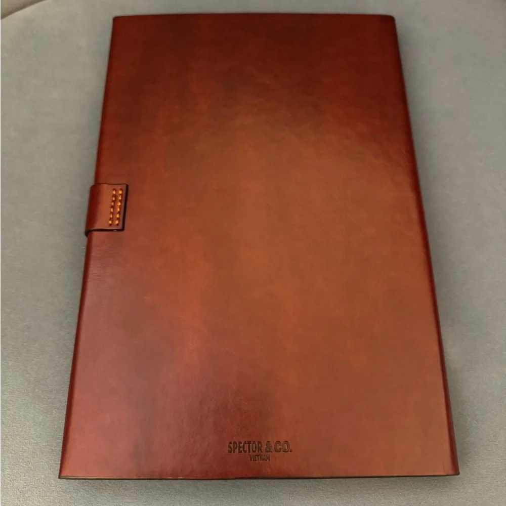 Leather Oglethorpe University Journal Portfolio